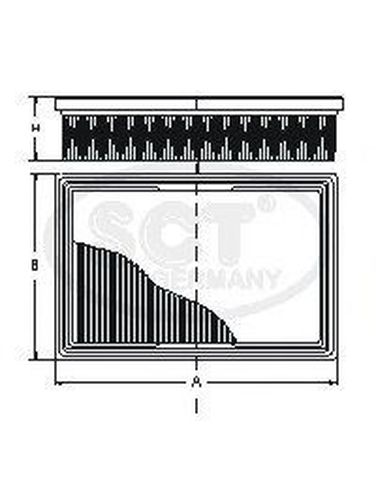 SCT Germany SB 958 Фильтр воздушный - 3