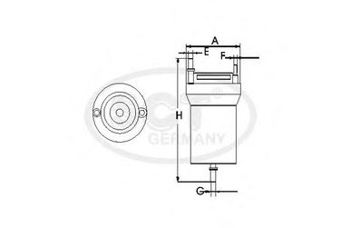 SCT Germany ST 326 Фильтр топливный - 1