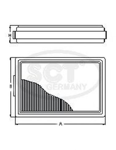 SCT Germany ST 6003 Фильтр топливный - 1