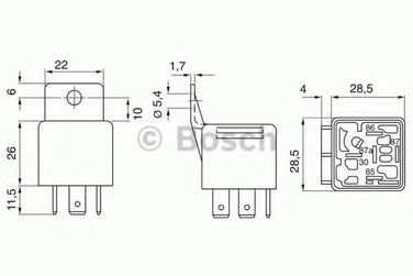 Bosch 0 332 209 211 Реле HCV - 2