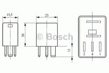 Bosch 0 332 207 402 Реле HCV - 2