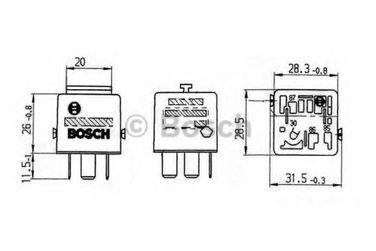 Bosch 0 332 019 456 Реле - 2