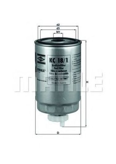 Knecht KC 18/1 Фильтр топливный HCV - 1