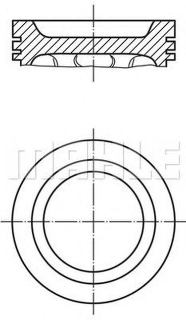 Mahle 030 34 02 Поршнекомплект - 1