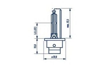Narva 84002 Лампа D2S 85V 35W P32d-2 - 1