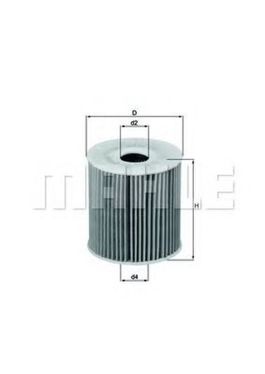 Knecht OX149DECO Снят с производства Фильтр масляный (вставка) - 1