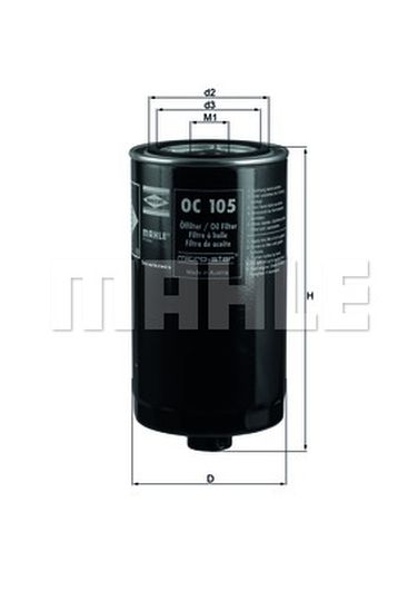 Knecht OC 105 Фильтр масляный - 2