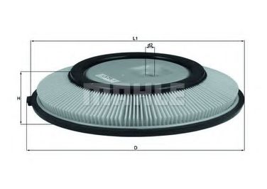 Knecht LX 724 Снят с производства Фильтр воздушный - 1