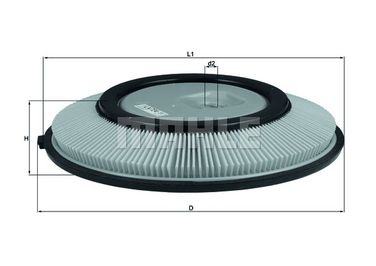 Knecht LX 724 Снят с производства Фильтр воздушный - 2