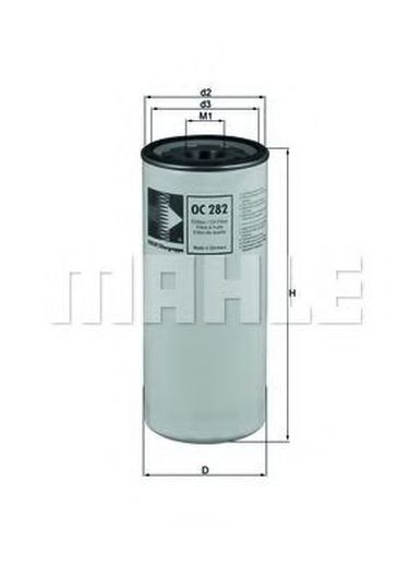 Knecht OC 282 Фильтр масляный - 1