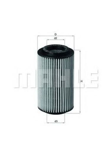 Knecht OX1537DECO Снят с производства Фильтр масляный (вставка) - 1