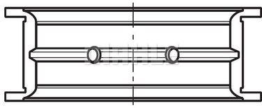 Mahle 001 FL 10358 000 Подшипник коленвала - 2