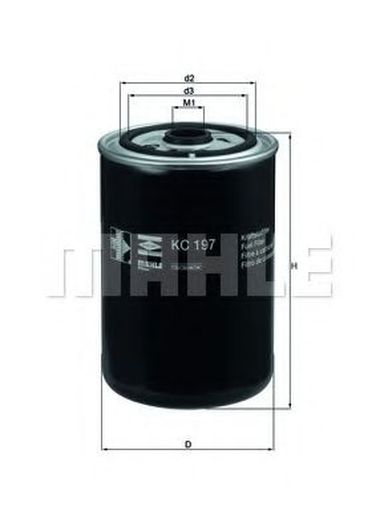 Knecht KC197 Фильтр топливный - 1