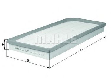 Knecht LX 1262 Фильтр воздушный - 1