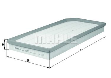 Knecht LX 1262 Фильтр воздушный - 2