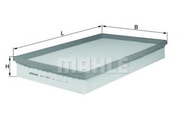 Knecht LX 1500 Фильтр воздушный - 1