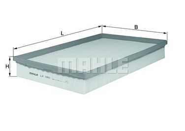 Knecht LX 1500 Фильтр воздушный - 2