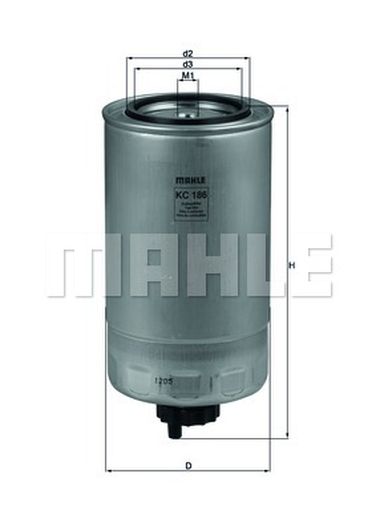 Knecht KC 186 Фильтр топливный - 2