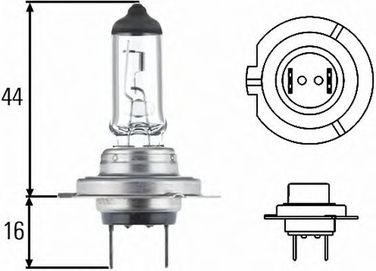 Hella 8GH 007 157-231 Автолампа H7 24V 70W PX26d Heavy Duty Expert в - 1
