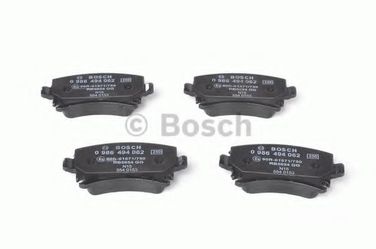 Bosch 0 986 494 062 Колодки тормозные дисковые | зад | - 2