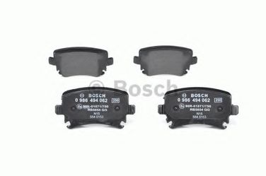 Bosch 0 986 494 062 Колодки тормозные дисковые | зад | - 3