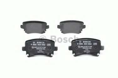 Bosch 0 986 494 062 Колодки тормозные дисковые | зад | - 5