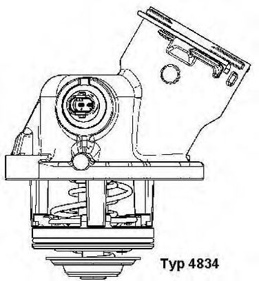Wahler 4834.100D Термостат - 2