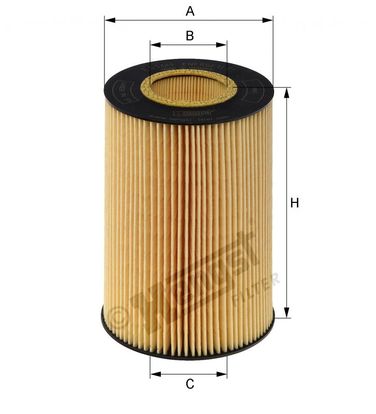 Hengst E416H D86 Фильтр масляный HCV - 2
