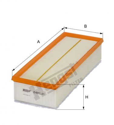 Hengst E488L01 Фильтр воздушный - 2