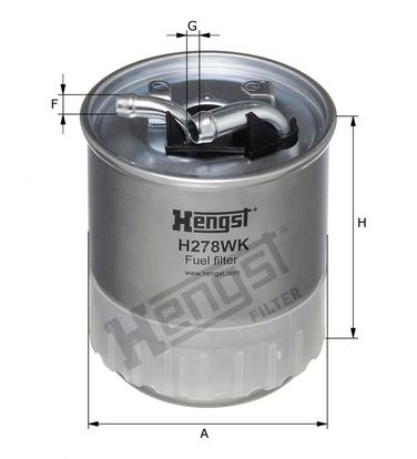 Hengst H278WK Фильтр топливный - 2
