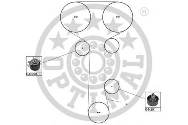 Optimal SK-1340 Комплект ремня ГРМ - 1