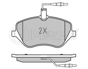 Meyle 025 241 3317/W Колодки тормозные дисковые | перед | - 2
