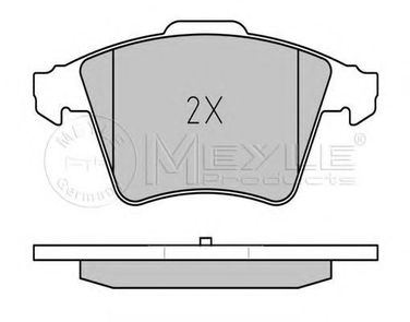 Meyle 025 237 4619/W Колодки тормозные дисковые | перед | - 2