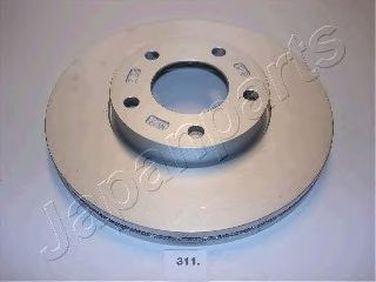 Japanparts DI-311 Диск тормозной передний вентилируемый (5 отверстий) - 1