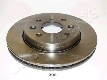 Japanparts DI-398 Диск тормозной | перед | - 1