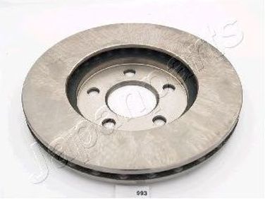 Japanparts DI-993 Диск тормозной передний вентилируемый (5 отверстий) - 2