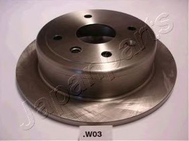 Japanparts DP-W03 Диск тормозной задний - 1