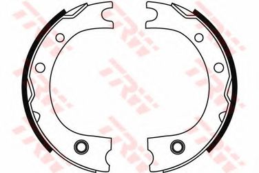 TRW GS8716 Колодки тормозные стояночного тормоза - 2