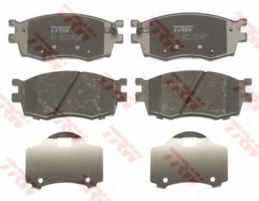 TRW GDB3420 Колодки тормозные дисковые | перед | - 2