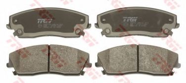 TRW GDB4140 Колодки тормозные дисковые | перед | - 2