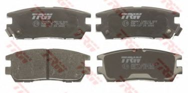 TRW GDB1127 Колодки тормозные дисковые | зад | - 2