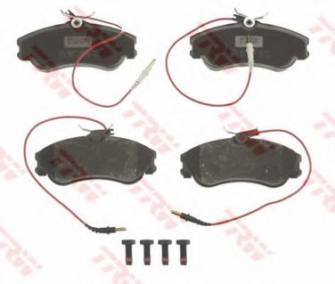 TRW GDB1260 Колодки тормозные дисковые | перед | - 2