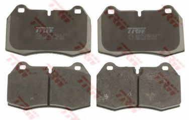 TRW GDB1269 Колодки тормозные дисковые | перед | - 2