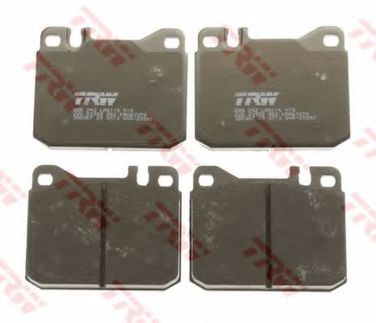 TRW GDB242 Колодки тормозные дисковые | перед | - 2