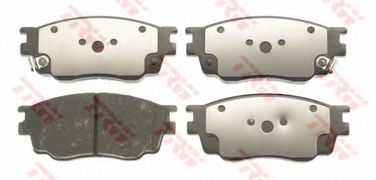 TRW GDB3309 Колодки тормозные дисковые | перед | - 2