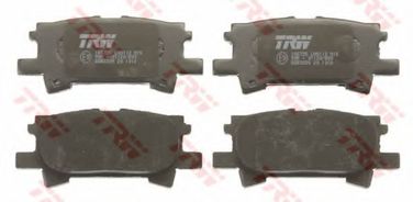 TRW GDB3339 Колодки тормозные дисковые | зад | - 2