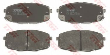 TRW GDB3342 Колодки тормозные дисковые | перед | - 2