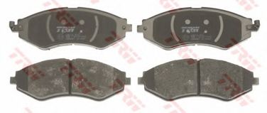 TRW GDB3347 Колодки тормозные дисковые | перед | - 2