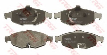 TRW GDB4125 Колодки тормозные дисковые | перед | - 2