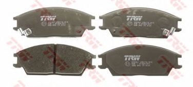 TRW GDB893 Колодки тормозные дисковые | перед | - 2